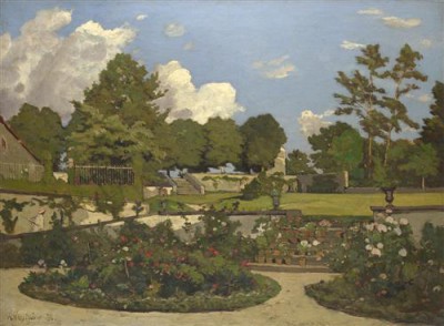 Репродукция картины Арпиньи Анри Жозеф на холсте - The Painter's Garden at Saint-Prive