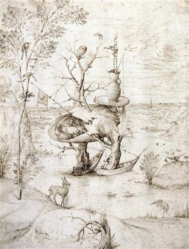 Репродукция картины Босх Иероним на холсте - The Treeman