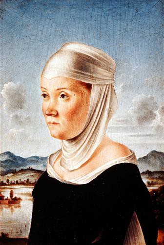 Репродукция картины Боттичелли Сандро на холсте - Nun of S.Sec...