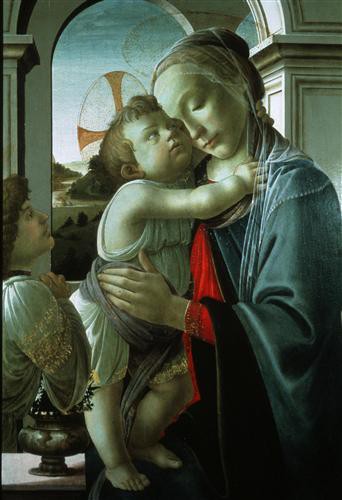 Репродукция картины Боттичелли Сандро на холсте - Madonna