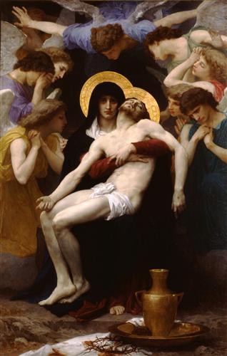 Репродукция картины Бугеро Вильям-Адольф на холсте - Pieta