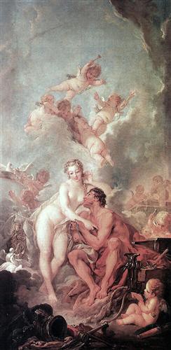 Репродукция картины Буше Франсуа на холсте - Venus and Mars