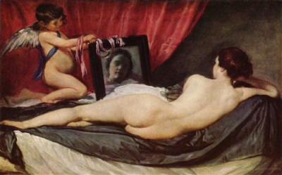 Репродукция картины Веласкес Диего на холсте - Венера с зеркалом