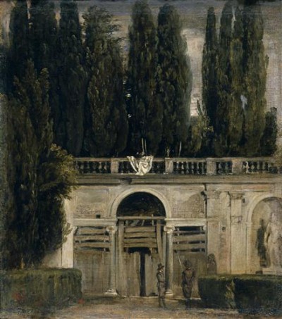 Репродукция картины Веласкес Диего на холсте - The Medici Gardens in Rome