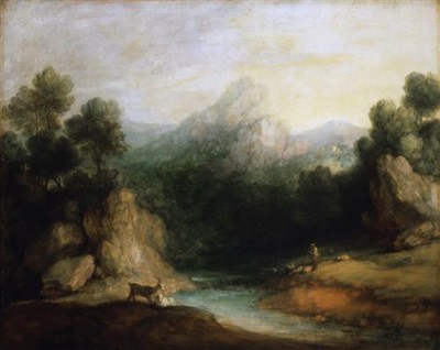Репродукция картины Гейнсборо Томас на холсте - Pastoral Landscape