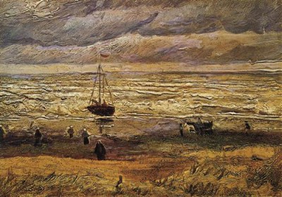 Репродукция картины Винсент Ван Гог на холсте - View of the Sea at Scheveningen