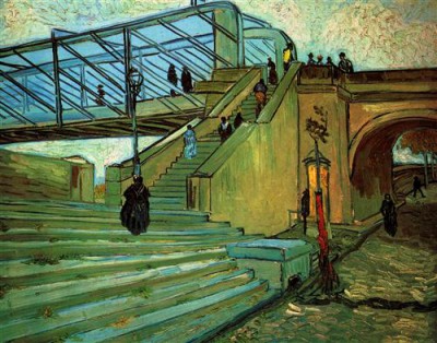 Репродукция картины Винсент Ван Гог на холсте - The Trinquetaille Bridge