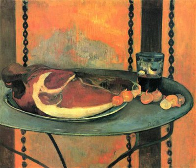 Репродукция картины Гоген Поль на холсте - Le jambon