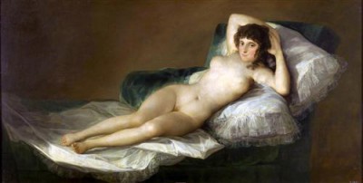 Репродукция картины Гойя Франсиско на холсте - The Nude Maja