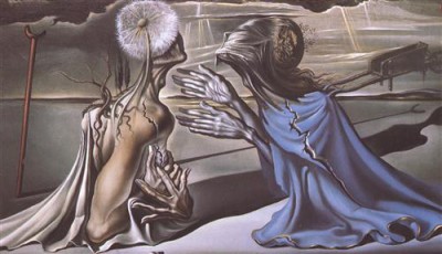 Репродукция картины Дали Сальвадор на холсте - Тристан и Изольда