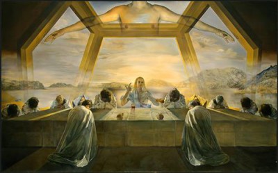 Репродукция картины Дали Сальвадор на холсте - The Sacrament of the Last Supper  				 - Тайная Вечеря