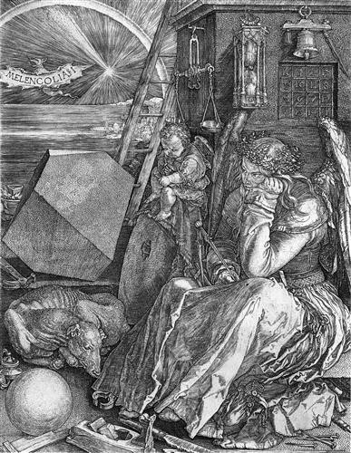 Репродукция картины Дюрер Альбрехт на холсте - Melancholia I