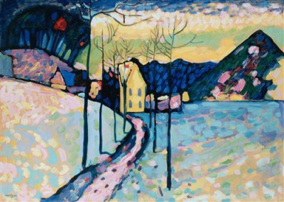 Репродукция картины Кандинский Василий на холсте - Winter Landscape