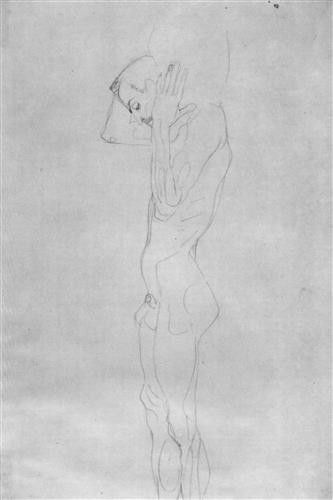 Репродукция картины Климт Густав на холсте - Рисунок 17