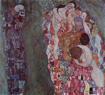 Репродукция картины Климт Густав на холсте - Tod und Leben