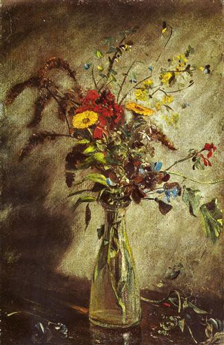 Репродукция картины Констебл Джон на холсте - цветы