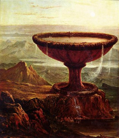 Репродукция картины Коул Томас на холсте - The Titan's Goblet