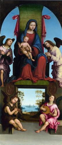 Репродукция картины Коста Лоренцо на холсте - The Virgin and Child