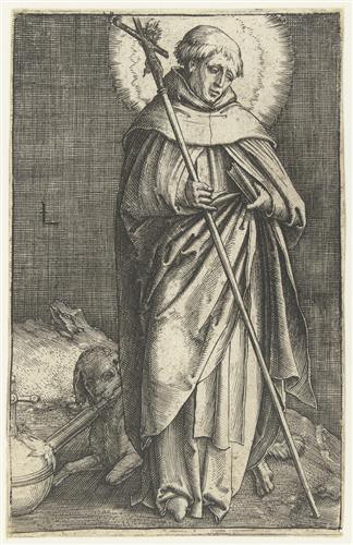 Репродукция картины Лейден Лукас на холсте - Святой Доминик