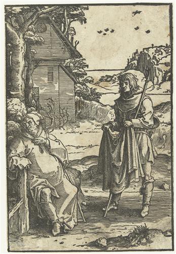 Репродукция картины Лейден Лукас на холсте - Кровавые одежды Иосифа показали Иакову