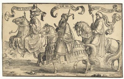 Репродукция картины Лейден Лукас на холсте - Двенадцать царей Израиля - Короли Иорама, Азария и Джонатан