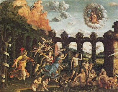 Репродукция картины Мантенья Андреа на холсте - The triumphs of virtue