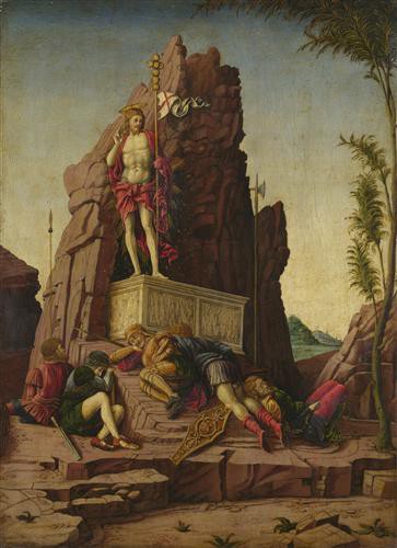 Репродукция картины Мантенья Андреа на холсте - The Resurrection