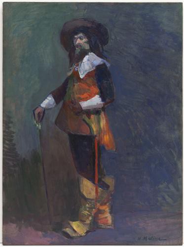 Репродукция картины Матисс Анри на холсте - The Musketeer