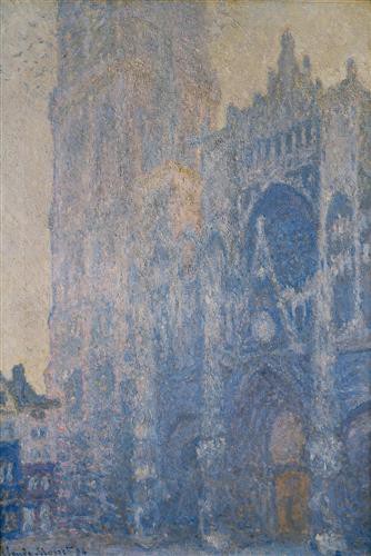 Репродукция картины Моне Оскар Клод на холсте - The Rouen Cathedral