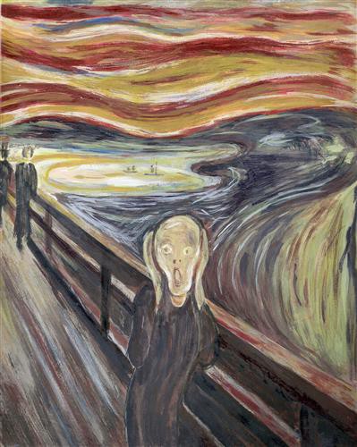 Репродукция картины Мунк Эдвард на холсте - the scream