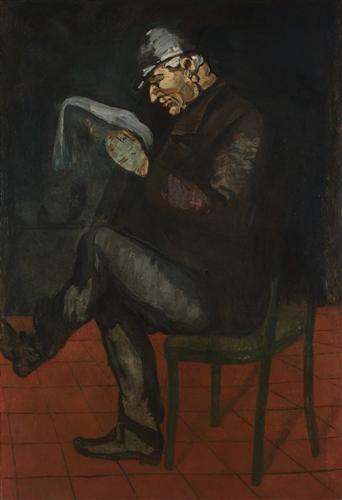 Репродукция картины Сезанн Поль на холсте - The Painter's Father, Louis-Auguste Cйzanne