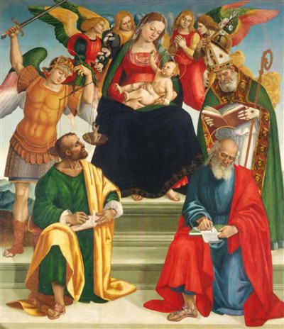 Репродукция картины Синьорелли Лука на холсте - Икона