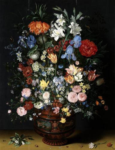 Репродукция картины Старший Ян Брейгель на холсте - Натюрморт с цветами