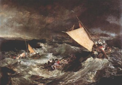 Репродукция картины Тёрнер Джозеф Мэллорд Уильям на холсте - The Shipwreck