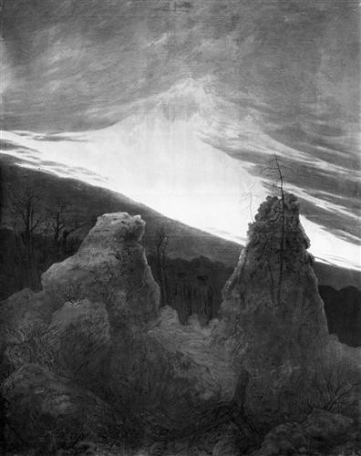 Репродукция картины Фридрих Каспар Давид на холсте - Nordlicht