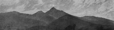 Репродукция картины Фридрих Каспар Давид на холсте - Mond uber dem Riesengebirge