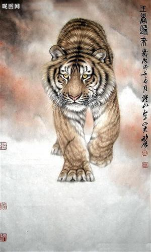 Постер Животные на холсте - Тигр